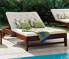 Pottery Barn Chesapeake Double Chaise