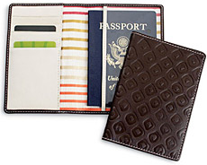 Embossed Passport Wallet