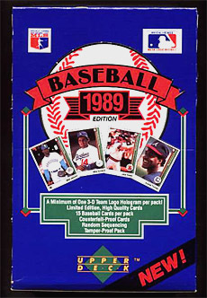 1989 Upper Deck Baseball Wax Box