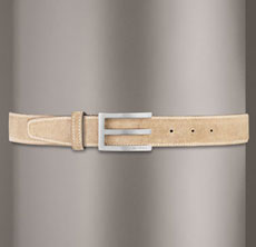 Etro Suede Logo Belt