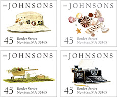 Felix Doolittle Personalized Address Stamps