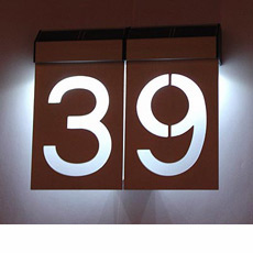 Solar LED Address Numbers