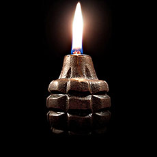 Hand Grenade Oil Lamp