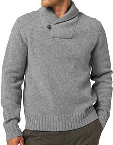 Luxe Winter Blend Shawl Collar Sweater