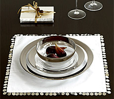 Platinum-Banded Dinnerware