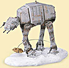 Imperial AT-AT and Rebel Snowspeeder Ornament
