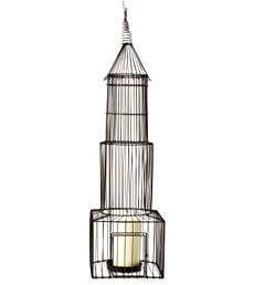 Bird Cage Candle Holder