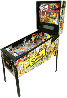 The Simpsons Pinball Party Machine
