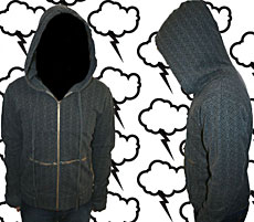 Rockett Grey Pattern Hoodie