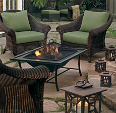 Carmel Firepit/Coffee Table