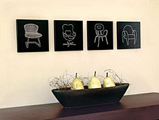 Chaise Wall Decor