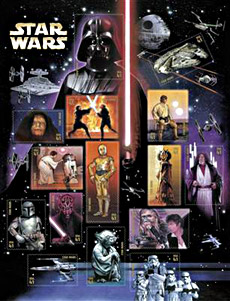 Star Wars Postage Stamps