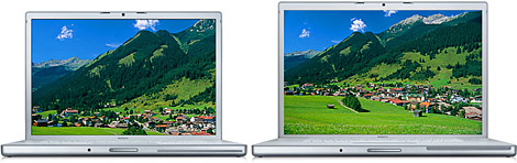 MacBook Pro with LED backlighting