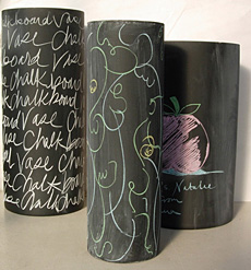 Chalkboard Vase