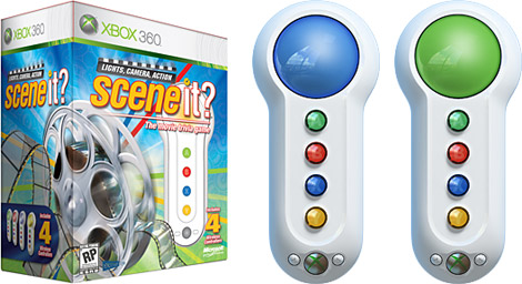 Scene It? & Xbox Big Button Controllers