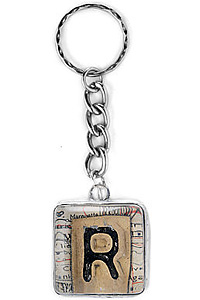 License Plate Keyring