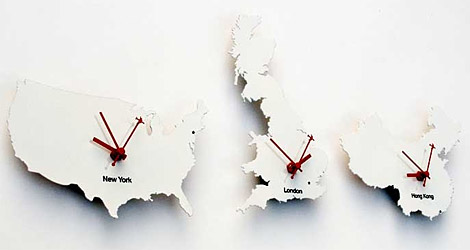 Time Flies Clock Set