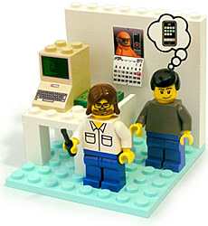 PodBrix Young Woz and Jobs Playset
