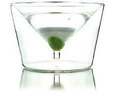 InsideOut Martini Glass Set