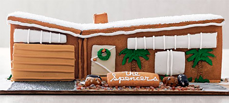Modern Gingerbread House