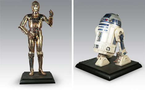Life-Size C-3PO and R2-D2