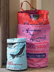 Rice & Feed Laundry Bag & Wastebasket