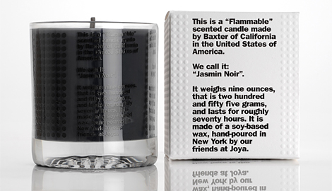 Baxter Flammable Candles