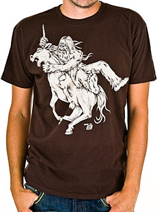 Bigfoot vs Unicorn T-Shirt