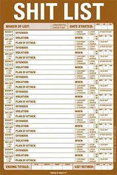Shit List Pad