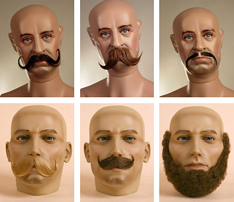 Fake Moustaches & Beards