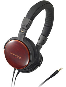 Audio-Technica Black Cherry Wood Headphones