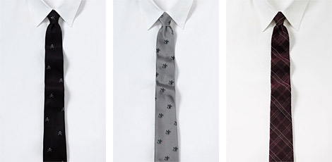 John Varvatos Slim Silk Ties