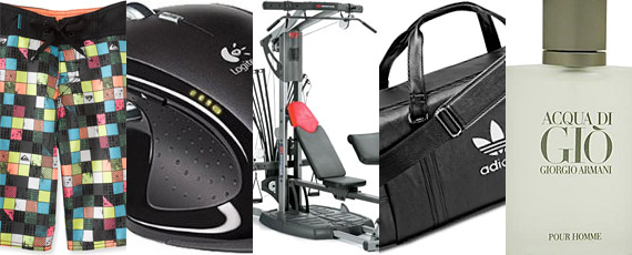 Answers: Cologne, Boardshorts, Mice, Bowflex, Blazers, Watches, Razor Burn 