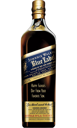 Custom Engraved Johnnie Walker Blue Label