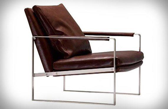 Leman Stainless Steel Lounge Chair