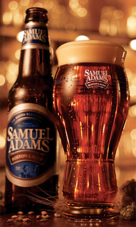 sam adams beer glass. Samuel Adams Boston Lager