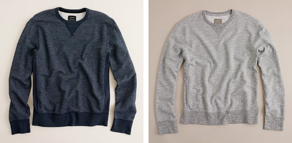 J.Crew Sueded Fleece Crewneck Pullover