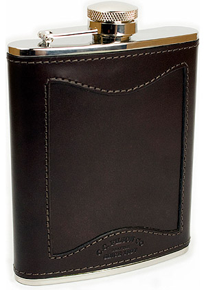 Filson Bridle Leather Hip Flask