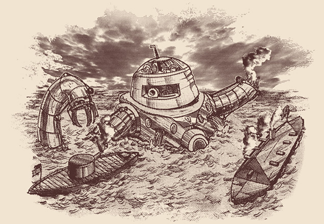 Battle of the Ironclads T-Shirt