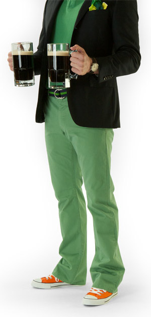 St. Patrick's Day Killarney Green Khakis