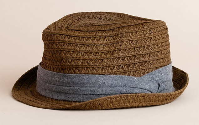 Straw Trilby Hat
