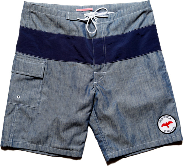 Apolis + Katin Chambray Swim Trunk