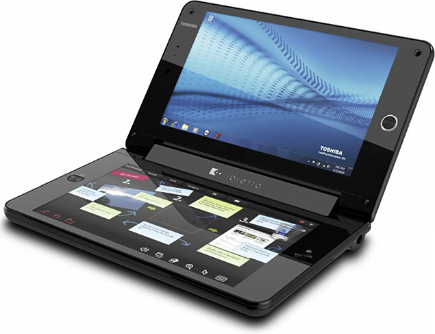 Toshiba Libretto W100 Dual-Screen Laptop