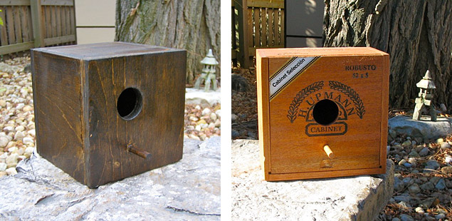 Atomic Birdhouses