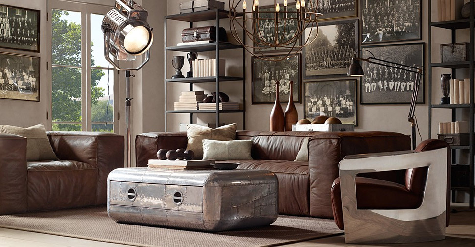 Fulham Leather Sofa
