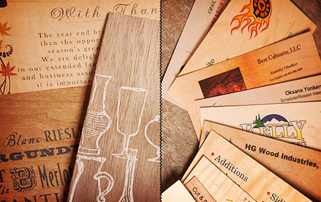 Cards of Wood