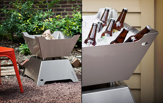 Funston Fire Pit Ice Chest