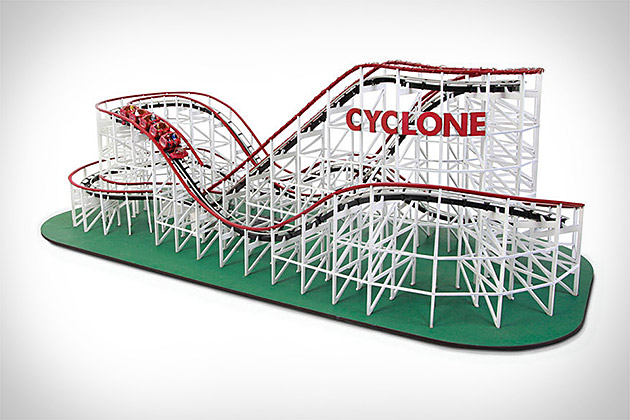 Scale Wooden Roller Coaster