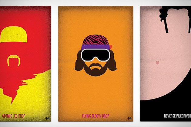 WWF Legends Minimalist Posters