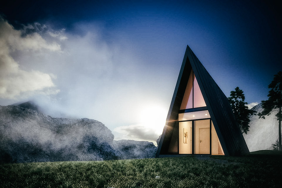 A-Frame Cliff House